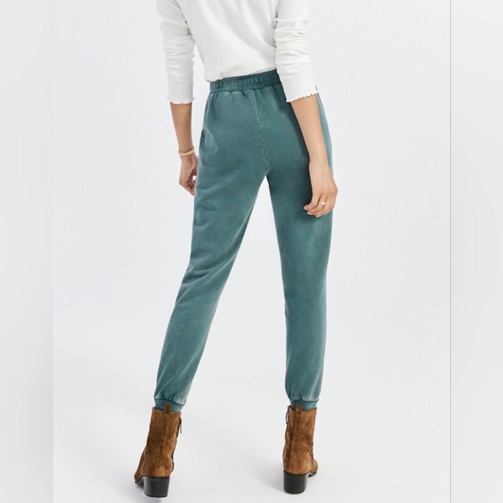 NWT SOMETHING NAVY | Tie Waist Joggers M/L - Picture 5 of 6